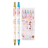 Obojestranski marker M&G Sakura metalik barve - set 5 kos
