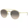Ray-Ban Naočare za sunce 0RB3647N 923632 51 Round Double Bridge, Zlatne