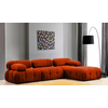ATELIER DEL SOFA Ugaona garnitura Bubble Corner ( L1 O1 1R Puf) Tile Red