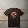 Camiseta Majica sa štampanim printom Cam 411, Dečija, Čokolada