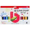 Bruynzeel Kids Super Stamp Felt Tip 10 Set