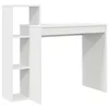 Stol s policom Bijelo 100 x 40 x 90 cm Konstruirano drvo