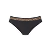 LASCANA Bikini hlačke, črna