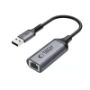Tech-Protect Ultraboost adapter USB 3.0 / RJ45, črna