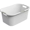 eoshop Košara za čisto perilo DRŽAVA 40 L/Bela