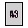 Magnetni okvir A3 (črn)