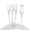 GOLF usb 3u1 GC-85 Beli ojacani 3A (Type C+Iphone+Micro)