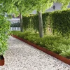 vidaXL Robovi trave 30 pcs 103 x 20 cm Jeklo Rjav