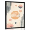 Plakat elegantni krogi Peach Fuzz - 30x45 white