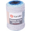 Yarn Art Macrame Cotton Spectrum 225 m 1304 Grey Blue Vrvica
