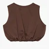 Cropp - Navadna bluza - rjava