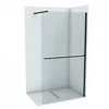 Walk-in COPEN MONTE PLUS 90x200cm crni mat ram 8mm staklo i držač peškira