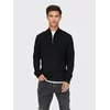 Only & Sons Pulover Wyler 22021264 Črna Regular Fit