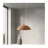 Ondaluce - Luster na sajli RUSTIC 1xE27/15W/230V prečnik 50 cm beton/braon