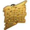 David Bowie Rebel Rebel Gold Odznak 35 mm