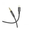 Hoco AUX kabel UPA19 iz Lightning na 3.5 mm (1m) črn