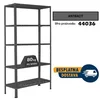 KD Polica metal-metal 188x100x40 5x80kg antracit