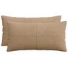 vidaXL Prevleka za blazino 2 pcs ALMELO Rjava 40 x 80 cm korduroy