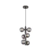 Wofi 6014-605W - LED luster na sajli VILLA 6xG9/3W/230V crna
