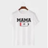 MAFIMI Ženska majica Mama bez baterije, Bela