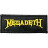 Megadeth Logo Našitek za šivanje