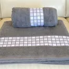 Peškir Squares 50x90cm-tamno siva