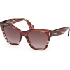 Tom Ford Naočare za sunce Elvira 0FT1217 55T55, Crvene