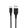 shumee Denmen D01T USB na USB C kabel tipa C za hitro polnjenje 24A 1m črne barve