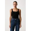 Calvin Klein Jeans top ženski bombaž z elastanom