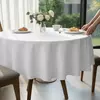 Stolnjak Ovalni 160x220cm White color Linije ( VLK0001360 whitelines )