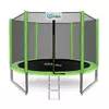 INLEA PREMIUM Jump Trampolin 305 cm z zunanjo zaščitno mrežo - svetlozelena
