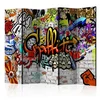 artgeist Paravan Colourful Style I, 5-Delni, Akustičen