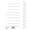 PREGRADA KARTONSKA A4 250G PK100 DONAU 8610001-09 BIJELA