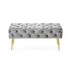 Halmar Tabure ATHENA gray/gold (1p=1szt)