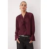 Trendyol Milla ženska bluza Tpraw26Bz00025, tamno burgundac