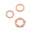 Set 3 flesh prstena