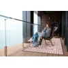 Decormat Zunanja preproga Bledo roza diamanti 60x90 cm