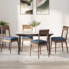 Jastučići za sjedenje 4 pcs Plava 40 x 40 x 6 cm