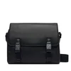 Torbica za okrog pasu Calvin Klein Emblem Hw Flap Messenger LV04D3508G Črna