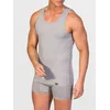 zd ZERO DEFECTS Spodnja majica Tank top Egyptian cotton siva