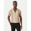 Beverly Hills Polo Club Srajca M7613-HR Temno bež Regular Fit