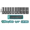10-delni set 1/2” nastavkov, L=78mm, SW10-24mm | TOTAL TOOLS
