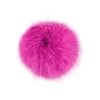 Kožuhovinasti pompom z zanko O11 cm - roza