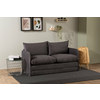 Atelier del Sofa Dvosed na razvlačenje Saga XL, 148x70x66 cm, Sivi