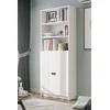 HANAH HOME Polica za knjige Bili 5 Shelf 2 Lid