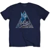 Def Leppard Unisex majica Triangle Logo XXL