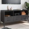 TV ormarić crni 100,5 x 39 x 50,5 cm čelični