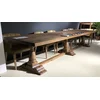 Casa Padrino country style solid wood dining table brown 400 cm