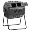 Vidaxl Vrtni kompostnik črn 73x64x95 cm 160 L
