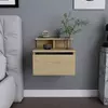 Hanah Home Noćni ormarić Alice 39,8x35x31,9cm Hrast
